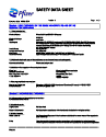 Product Safety Data Sheet